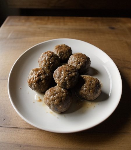Sauerbratin Meatballs recipe image
