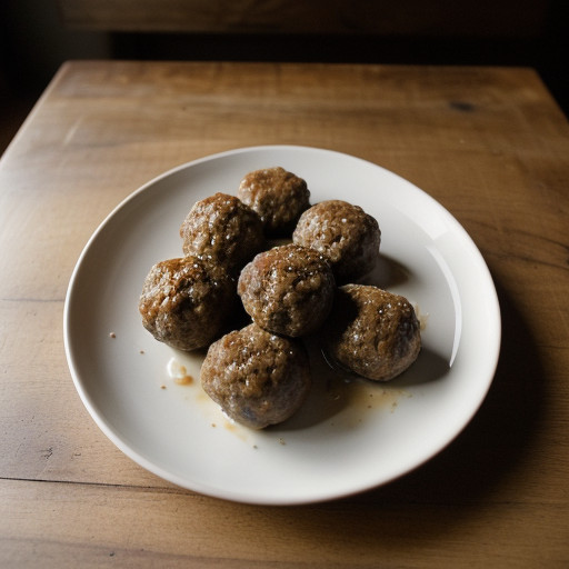 Sauerbratin Meatballs recipe image