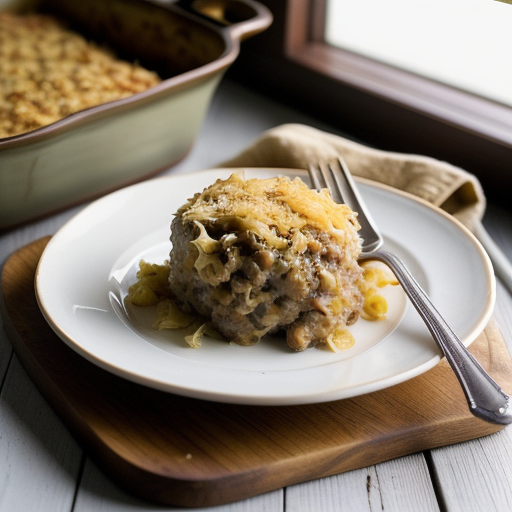 Sauerkraut Casserole recipe image