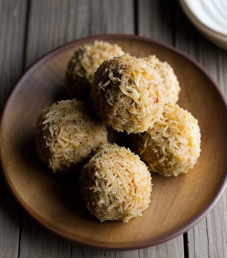 Sauerkraut Ham Balls recipe image