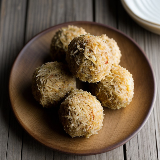 Sauerkraut Ham Balls recipe image