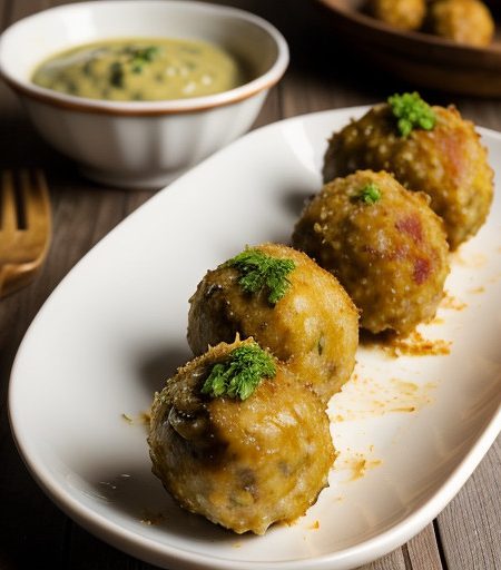 Sauerkraut Ham Balls recipe image