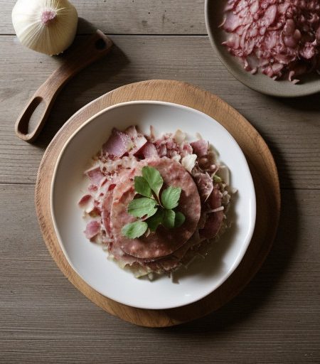 Sauerkraut With Ham & Sausage recipe image