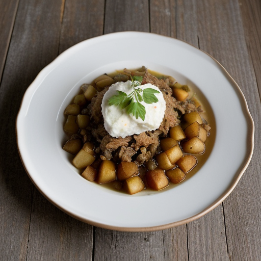 Saurerkraut With Pork & Cider recipe image