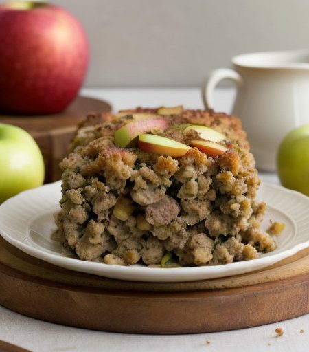 Sausage & Apple Stuffing [For a 12 Pound recipe image
