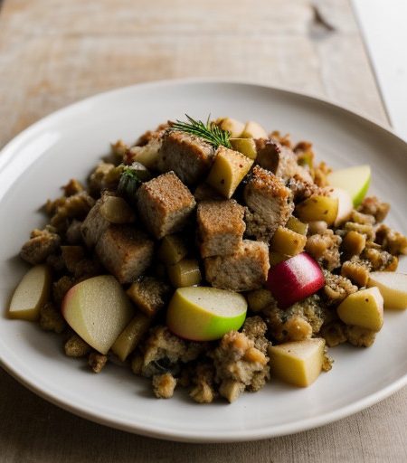 Sausage & Apple Stuffing [For a 12 Pound Turk recipe image