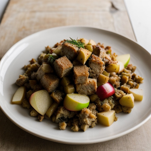 Sausage & Apple Stuffing [For a 12 Pound Turk recipe image