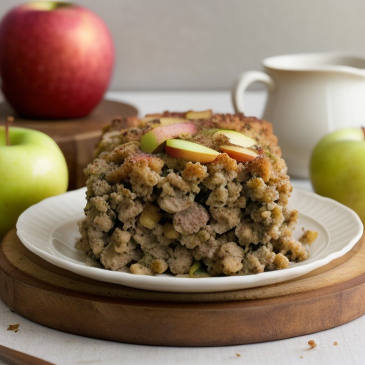 Sausage & Apple Stuffing [For a 12 Pound recipe image