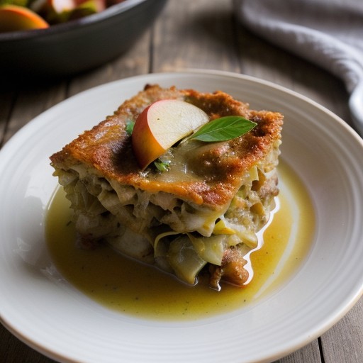 Sausage-Cabbage Bake recipe image