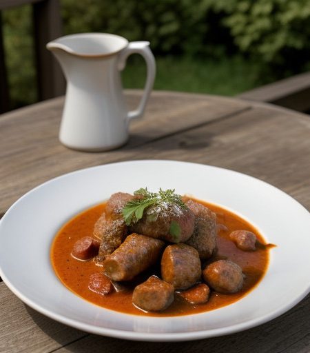 Sausage Cacciatore recipe image