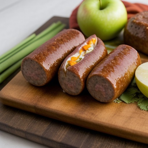 Sausage-Centered Hamburger Rolls recipe image