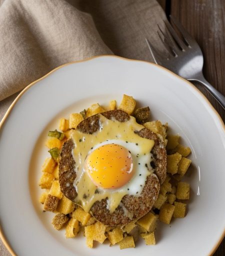 Sausage~ Cheese~ & Egg Casserole recipe image