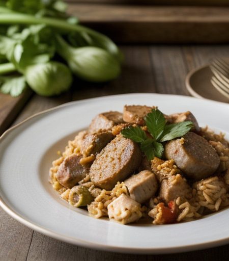 Sausage & Chicken Jambalaya recipe image