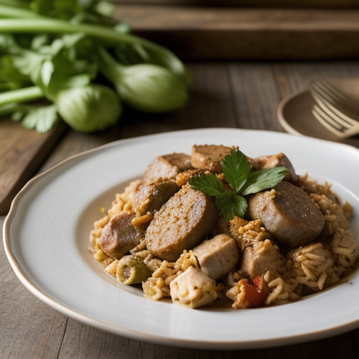 Sausage & Chicken Jambalaya recipe image