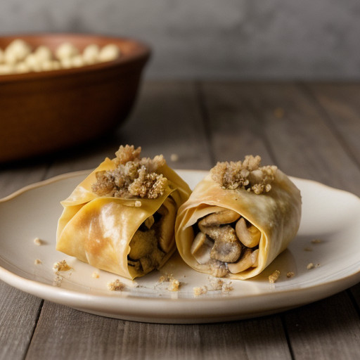 Sausage & Mushroom Phyllo Twists recipe image