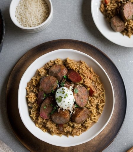 Sausage & Pork Jambalaya recipe image