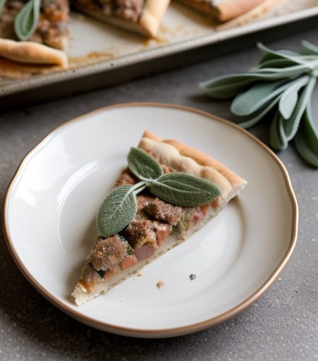 Sausage & Sage Pizza recipe image