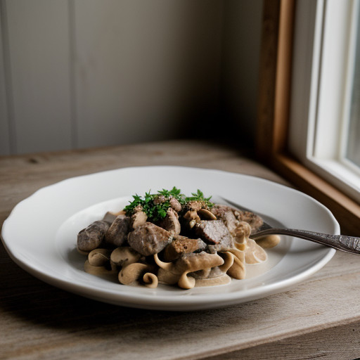 Sausage Stroganoff recipe image