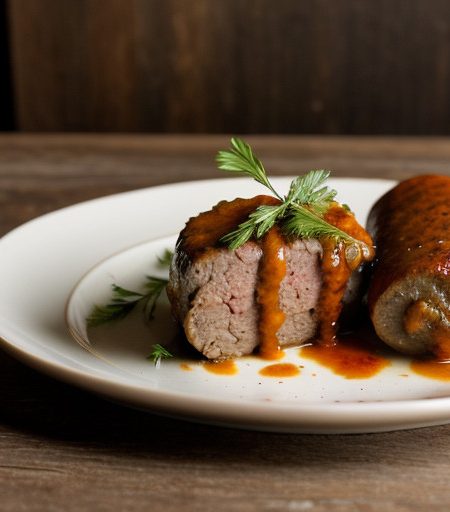 Sausage Stuffed Pot Roast recipe image