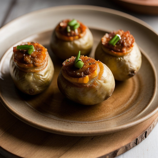 Sausage Stuffed Potatoes recipe image