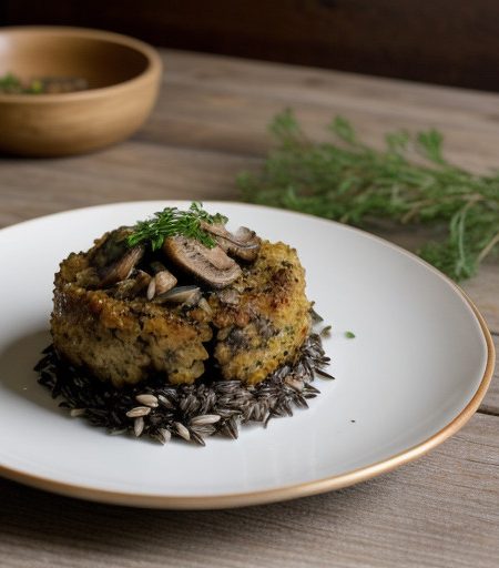 Sausage & Wild Rice Stuffing recipe image