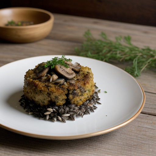 Sausage & Wild Rice Stuffing recipe image
