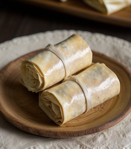 Sausage and Mushroom Phyllo Twists recipe image