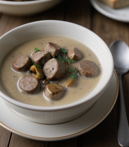 Sausage and Mushroom Stew recipe image