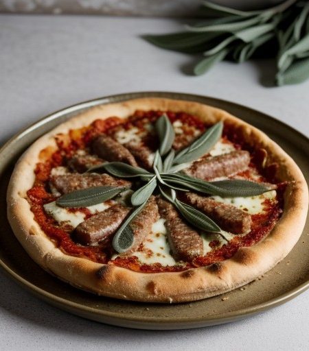 Sausage and Sage Pizza recipe image