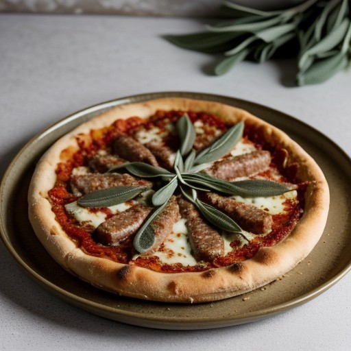 Sausage and Sage Pizza recipe image