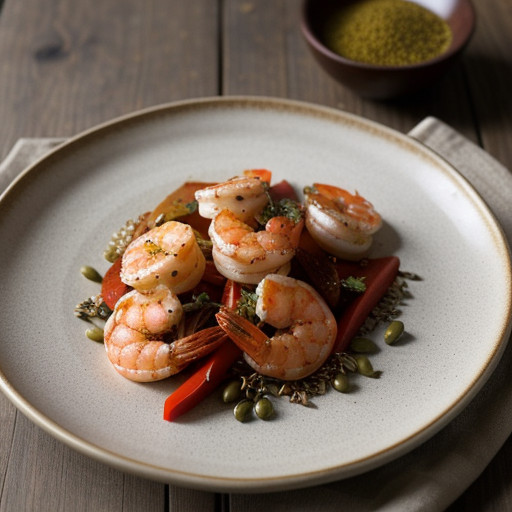 Saute of Shrimp W/Fragrant Indian Spices recipe image