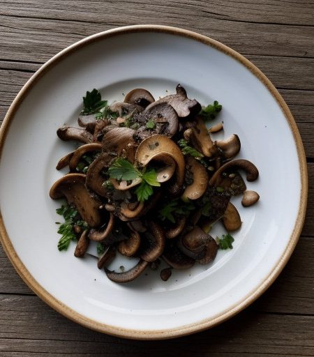 Saute of Wild Mushrooms With Parsley recipe image