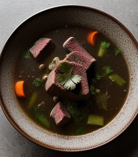 Sauteed Beef Soup recipe image