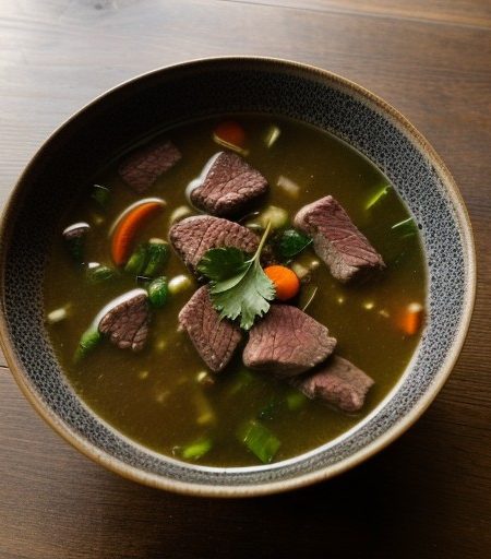 Sauteed Beef Soup recipe image