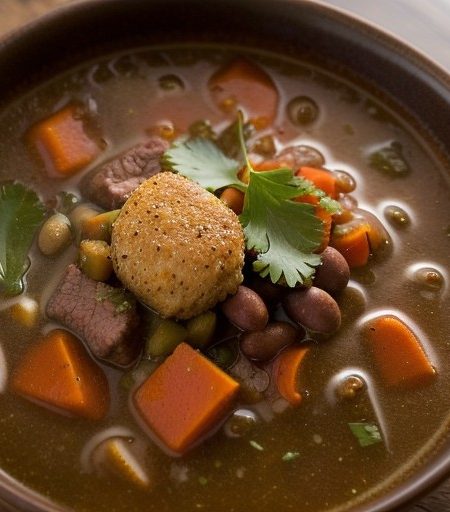 Sauteed Beef Soup recipe image