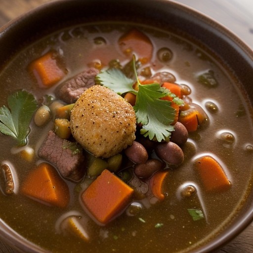 Sauteed Beef Soup recipe image