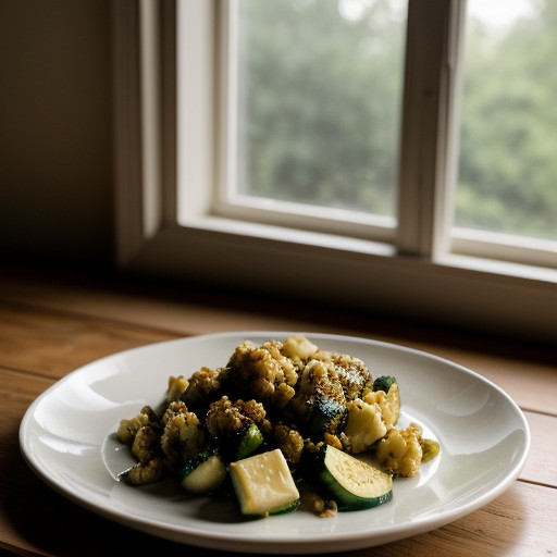 Sauteed Cauliflower & Zucchini recipe image