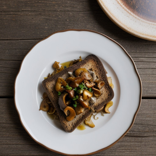 Sauteed Chanterelles on Toast recipe image