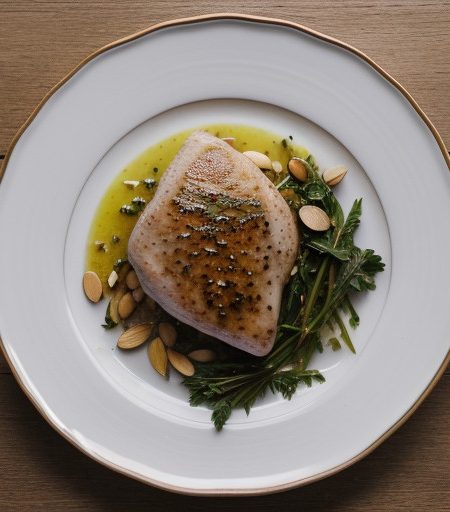 Sauteed Chicken Breast With Almonds (Supreme De Volailles recipe image