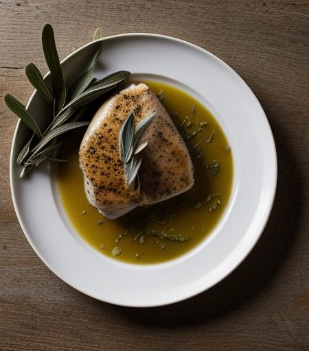 Sauteed Chicken Breast With Sage and White Wine recipe image