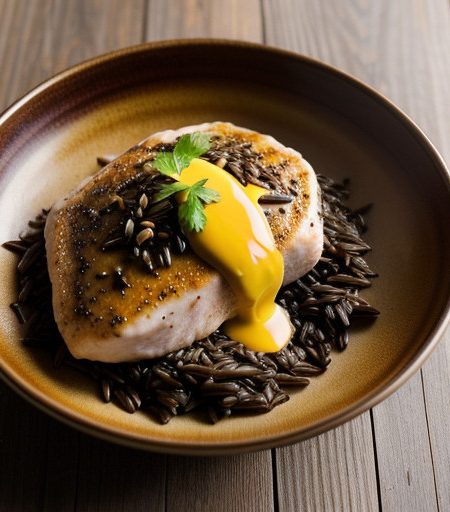 Sauteed Chicken Breast With Wild Rice Sauce recipe image