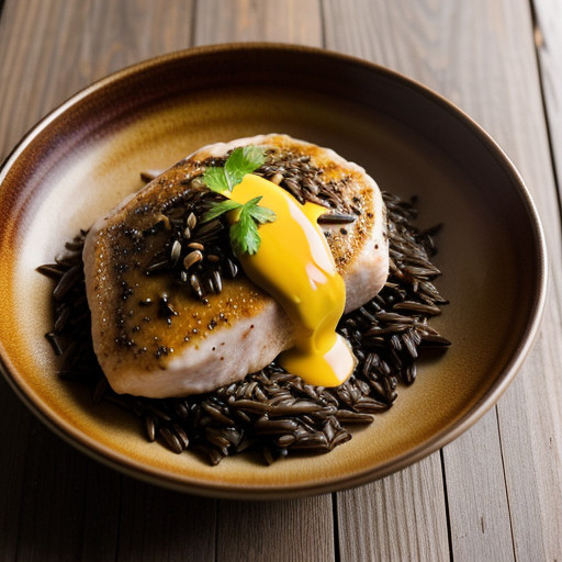 Sauteed Chicken Breast With Wild Rice Sauce recipe image