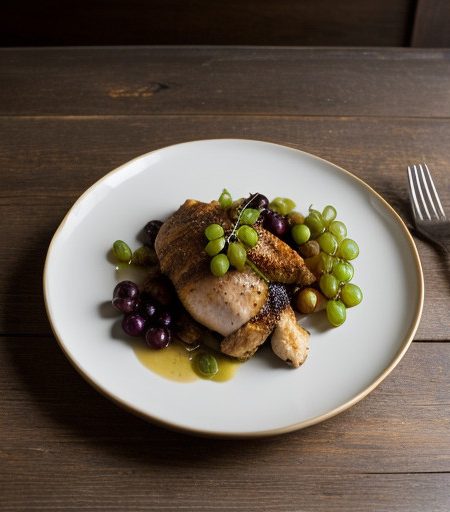 Sauteed Chicken & Grapes recipe image