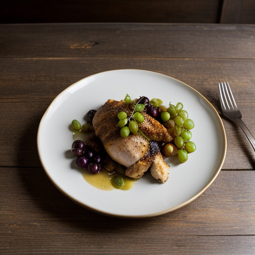 Sauteed Chicken & Grapes recipe image