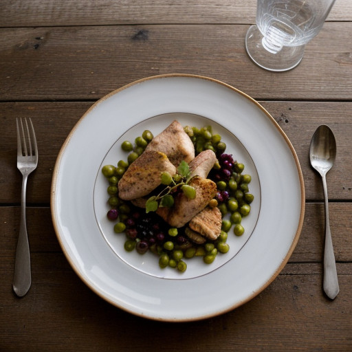Sauteed Chicken & Grapes recipe image