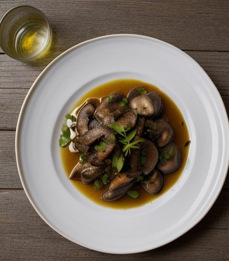 Sauteed Chicken Livers With Mushrooms & Oni recipe image