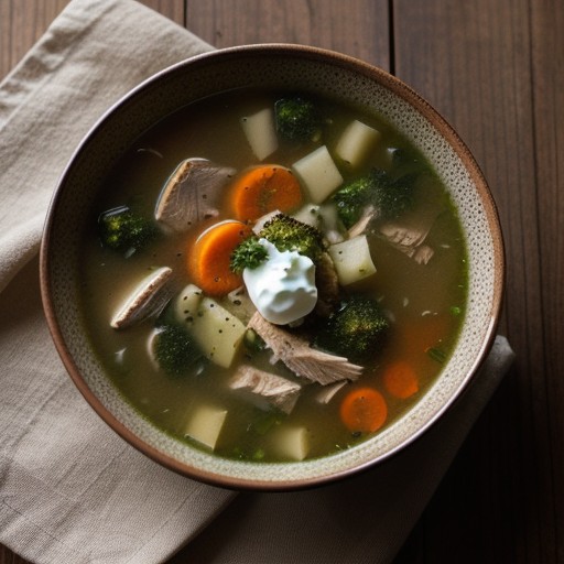 Sauteed Chicken Soup recipe image