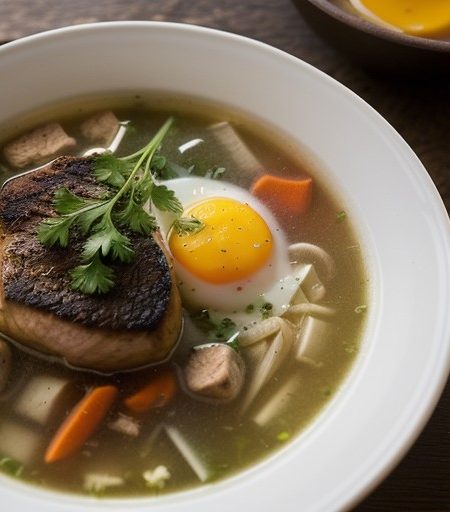 Sauteed Chicken Soup recipe image
