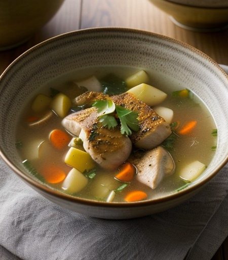 Sauteed Chicken Soup recipe image