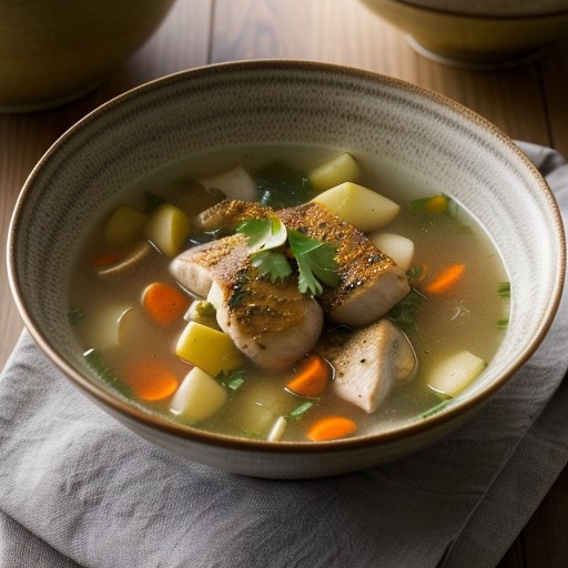 Sauteed Chicken Soup recipe image